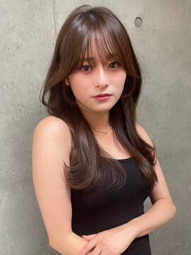 ボタン シブヤ(VOTAN SHIBUYA) 大人かわいいくびれ小顔韓国レイヤーミディアムヘア