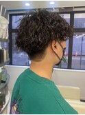 波巻きパーマ__ツイスパ__メンズカット
