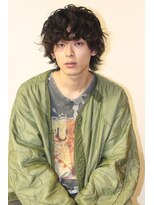 ブークル(boucle) メンズウルフパーマ　ニュアンスパーマウルフ