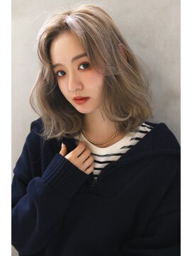 ロゼ 京橋(Rose) 【ROSE】ブリーチ＿ダブルカラー＿ミルクティーベージュ