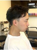 ベリーショートメンズマッシュツイストパーマボウズツーブロック