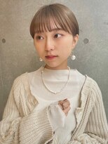 アッシュ 笹塚店(Ash)&nbsp;グレーベージュ/斜めバング/フレンチガーリー/ネイビー[笹塚]