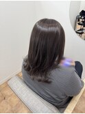 レイヤースタイル×グレージュ