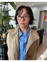 ジュール(JOULE'S)&nbsp;外ハネボブパーマ/ミニボブ/黒髪パーマ/レイヤーボブ