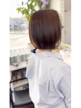 リール(THE RIRE.) ＊THE　RIRE.　ハニーブラウン×前下がりボブ×ヘッドスパ＊