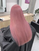 ペレ 渋谷(PELE)&nbsp;くびれヘア/アプリコットオレンジ/夏のヘアアレンジ/渋谷