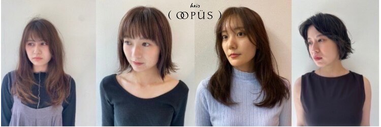 ヘアーオーパスのサロンヘッダー