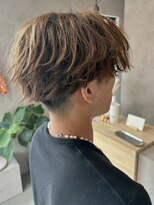 ヌーク(nook.)&nbsp;MEN’S HAIR/ブルーブラック/フェザーパーマ/佐賀