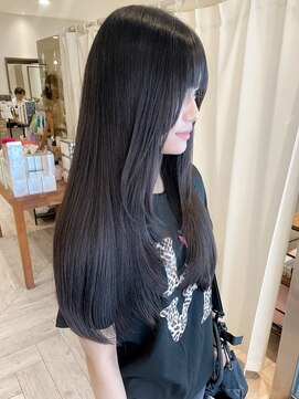 ヘアメイク シュシュ(Hair make chou chou) 小顔ヘア/簡単スタイリング/暗めカラー/顔周り/伸ばしかけヘア