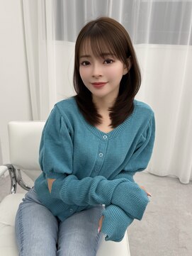 アマトウキョウスマートサロン(AMA TOKYO×Smart Salon) くびれレイヤー/顔まわりカット/レイヤーカット/小顔ヘア