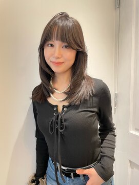 フェブミエル(fev miel) 【fev_rara】透けgray × シャギー レイヤー