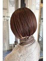 バディヘア ルーツ(BUDDY HAIR ROOTS) レイヤーボブ×女性らしさのあるシースルーバング