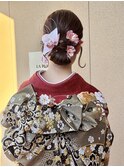 LA PENSEE / beige 田川 / 成人式ヘアセット/シニヨン