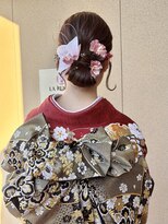 ラパンセベージュ(LA PENSEE BEIGE) LA PENSEE / beige 田川 / 成人式ヘアセット/シニヨン