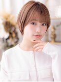 小顔ミルクティーブラウンコンパクトショートc7上尾20代30代40代