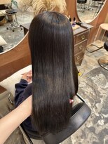 チャプター 問屋町(chapter)&nbsp;透明感ケアカラーオリーブグレージュ髪質改善トリートメント韓国