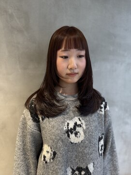 ニーイチイチ(211) オン眉/オレンジヘア/個性派