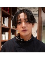 オーパスバイアンブルリュクス 池袋(Opus by ambleluxe)&nbsp;メンズカット/センターパート/ニュアンスパーマ