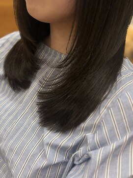 ファースト 長町店(first) 30代40代/朝、ブローを頑張り過ぎずないレイヤーカット/艶髪