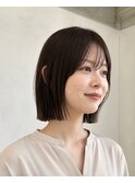 ハッシュカット/大人ショートヘア/ボブ/20代30代/新宿