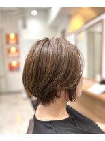 ポルト 都立大学店(Porte)&nbsp;大人ショートボブ × アッシュベージュ