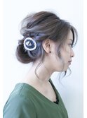 簡単アレンジシニヨン