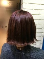 ノーヴェドゥーエ(novedue) ママにも人気！簡単にオシャレなコーラルピンク外ハネ★