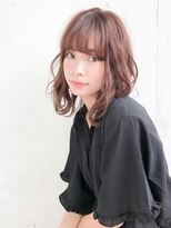 キュートなチェリーレッドブラウン