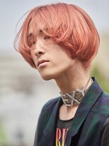 メンズサロンドットリアン(dot. lien)&nbsp;韓国ニュアンスマッシュ×コーラルオレンジ【町田/町田駅】