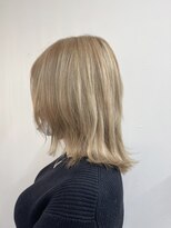 ベルクープス 天王寺店(Belle Coupes) 【BelleCoupes】岡本真由美 ブリーチ3回以上+ハイライトホワイト