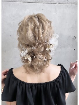 リアン(lien) 結婚式、お仕事前でも◎アップアレンジ