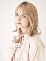 ルクスドレ 新宿(Luxe doree')&nbsp;外ハネボブ/グラデーションカラー/ペールベージュ[新宿]