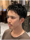 【LUDLOW BLUNT】束間スパイキーショート バーバーヘア