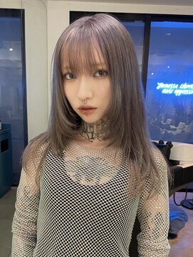 スー 渋谷(suu) ハイトーンウルフレイヤーブリーチカラー