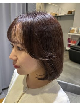 リタ(rita.) 韓国風レイヤーボブ×マロンベージュ