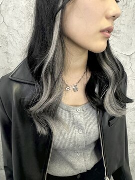 ルーツアイリー 心斎橋(ROOTS IRIE) インナーエクステ/ホワイトアッシュグレー/グレージュカラー