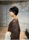 伸ばしかけショートボブ