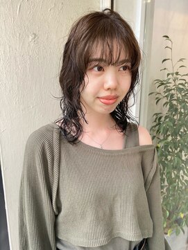 ソイ 下北沢(soi) ニュアンスパーマ/オリーブカラー/パーマ_下北沢美容室