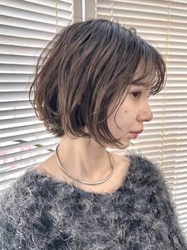 ローリー(Rowlly) ＃ボブ＃レイヤー＃パーマ＃ルーズウェーブ