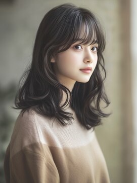 アルトリスト(Altruist Aging×HAIR&SPA) ☆オリーブグレーココアベージュ小顔クラゲヘアー/黒髪/髪質改善