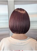 20代30代かわいい切りっぱなしボブ