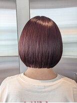 オーガニック リブ 川越(organic+live)&nbsp;20代30代かわいい切りっぱなしボブ