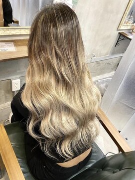 リエコー(RE'ECHO) ○プルエクステハイトーングラデーション