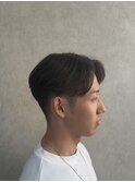 刈り上げセンターパート