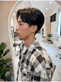 【grace三瓶】メンズショート/ニュアンスパーマ/地毛風カラー