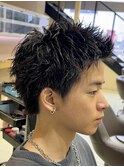 【坂本翔】スパイキーショート　柏/メンズ／パーマ