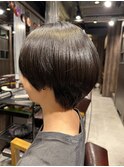 髪質改善マッシュショートくせ毛改善