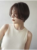 ハンサムショート×髪質改善カラー