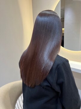 ロンド アンブル 四条烏丸(Lond ambre) 平野実花/くびれ/レイヤーカット/髪質改善/ブラウン/カラー