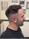 アップバングフェードスタイル<理容室>[床屋/シェービング/渋谷]